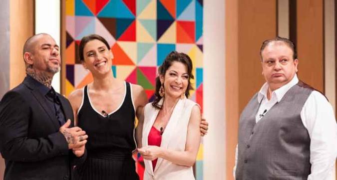 Trio de chefs esteve bem mais light, agindo mais como pais do que como professores. Ana Paula Padrão esteve muito mais solta do que nas edições adultas Trio de chefs esteve bem mais light, agindo mais como pais do que como professores. Ana Paula Padrão esteve muito mais solta do que nas edições adultas
