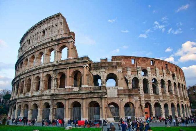 Um dos símbolos da Roma antiga, o Coliseu era frequentado por pessoas de diferentes nacionalidades, incluindo os gladiadores (foto: Vismar Ravagnani/CB/D.A Press) Um dos símbolos da Roma antiga, o Coliseu era frequentado por pessoas de diferentes nacionalidades, incluindo os gladiadores (foto: Vismar Ravagnani/CB/D.A Press)