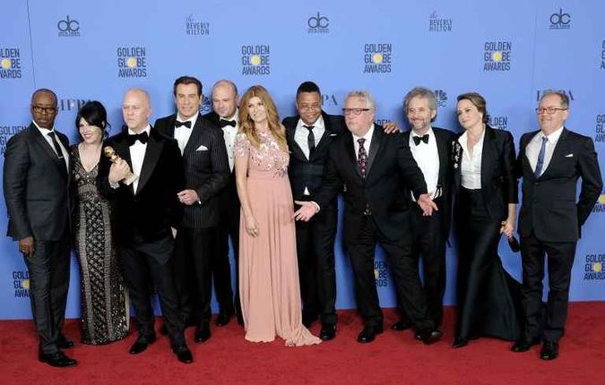 Equipe de The people vs. OJ Simpson: American crime story(foto: Alberto E. Rodriguez / GETTY IMAGES NORTH AMERICA / AFP) Equipe de The people vs. OJ Simpson: American crime story(foto: Alberto E. Rodriguez / GETTY IMAGES NORTH AMERICA / AFP)