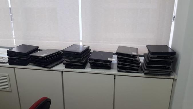 A Justiça autorizou o bloqueio de aproximadamente R$ 20 milhões nas contas das empresas investigadas(foto: Polícia Federal/Divulgação) A Justiça autorizou o bloqueio de aproximadamente R$ 20 milhões nas contas das empresas investigadas(foto: Polícia Federal/Divulgação)