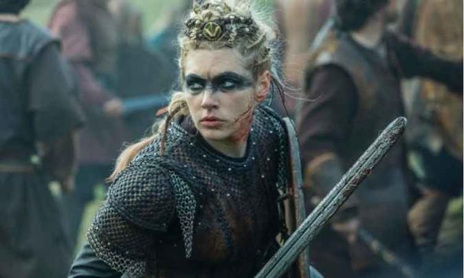 Quinta temporada é marcada pelo conflito entre Ivar, o Desossado e Lagertha(foto: Netflix/Divulgação) Quinta temporada é marcada pelo conflito entre Ivar, o Desossado e Lagertha(foto: Netflix/Divulgação)