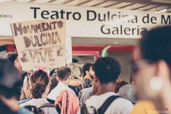 O movimento pedia maior participação da comunidade acadêmica nos processos da Fundação(foto: arquivo pessoal) O movimento pedia maior participação da comunidade acadêmica nos processos da Fundação(foto: arquivo pessoal)