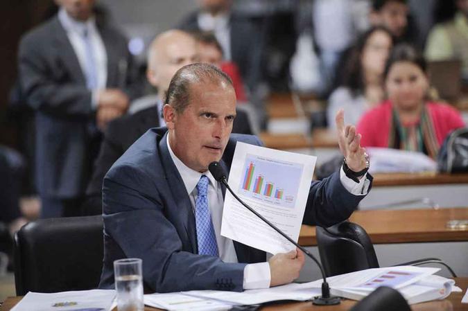 Casa Civil: Onyx LorenzoniJefferson Rudy/Agencia Senado Casa Civil: Onyx LorenzoniJefferson Rudy/Agencia Senado