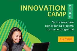Programa Innovation Camp aceita inscrições até esta quarta-feira (5)