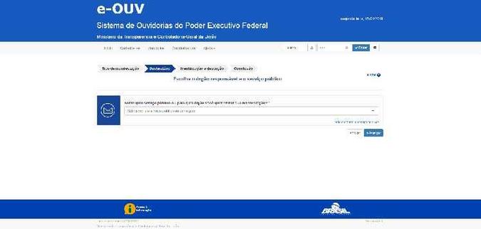 Registros de queixas a procedimentos adotados em repartições e falhas nos sistemas do governo poderão ser feitos no formulário online Simplifique!, acessado pelo Sistema de Ouvidorias do Poder Executivo Federal.(foto: Reprodução/Internet) Registros de queixas a procedimentos adotados em repartições e falhas nos sistemas do governo poderão ser feitos no formulário online Simplifique!, acessado pelo Sistema de Ouvidorias do Poder Executivo Federal.(foto: Reprodução/Internet)