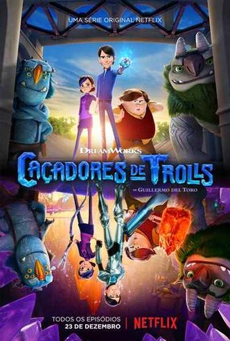 Pôster da série de animação 'Caçadores de trolls'(foto: Netflix/Divulgação) Pôster da série de animação 'Caçadores de trolls'(foto: Netflix/Divulgação)
