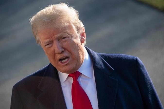 A construção do muro foi promessa de campanha do presidente Trump em 2016(foto: AFP /Jim Watson) A construção do muro foi promessa de campanha do presidente Trump em 2016(foto: AFP /Jim Watson)