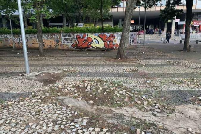 Praça do Povo, no Setor Comercial Sul, é um dos locais que receberão obras em 2020, de acordo com anúncio feito pelo GDF ontem(foto: Ana Clara Avendano/Esp. CB/D.A Press) Praça do Povo, no Setor Comercial Sul, é um dos locais que receberão obras em 2020, de acordo com anúncio feito pelo GDF ontem(foto: Ana Clara Avendano/Esp. CB/D.A Press)