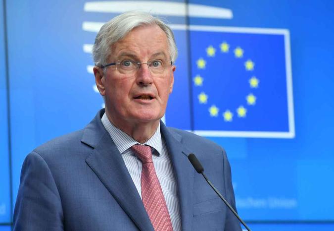 Principal negociador da UE para o Brexit, Michel Barnier Principal negociador da UE para o Brexit, Michel Barnier