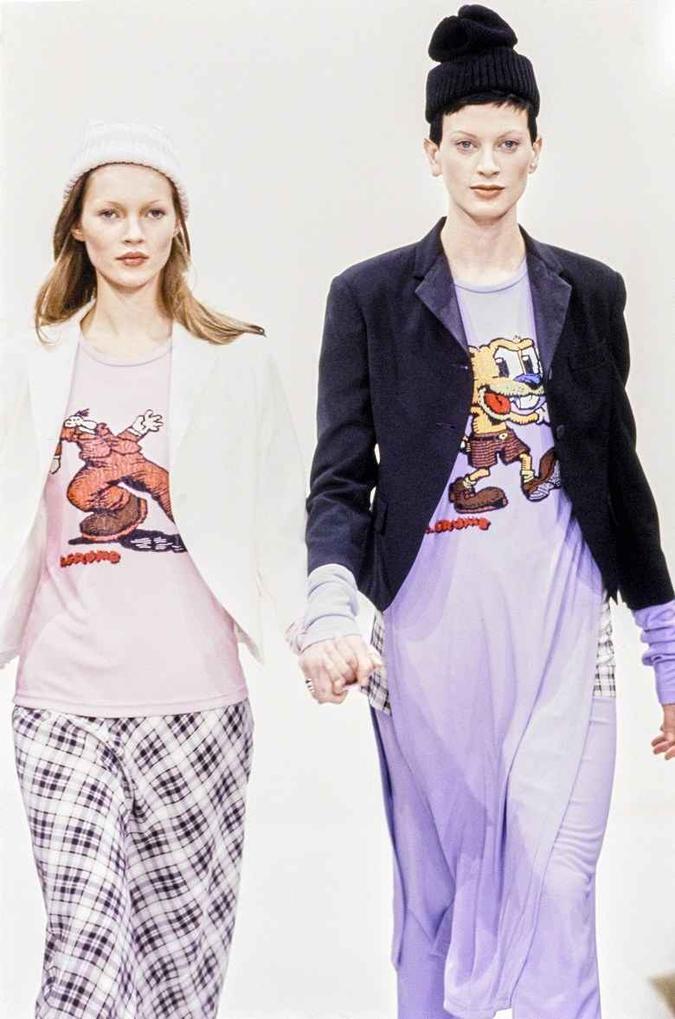 Desfile de Marc Jacobs para Perry Ellis, em 1993(foto: Arquivo Condé Nast ) Desfile de Marc Jacobs para Perry Ellis, em 1993(foto: Arquivo Condé Nast )