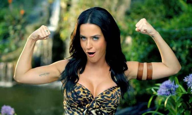 'Roar' é o clipe feminino mais assistido do YouTube(foto: Reprodução/YouTube) 'Roar' é o clipe feminino mais assistido do YouTube(foto: Reprodução/YouTube)
