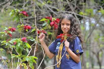 Luísa Teixeira de Moura é escoteira, ou melhor, lobinha, e quer dar o melhor de si o tempo todo (foto: Minervino Junior/CB/D.A Press) Luísa Teixeira de Moura é escoteira, ou melhor, lobinha, e quer dar o melhor de si o tempo todo (foto: Minervino Junior/CB/D.A Press)