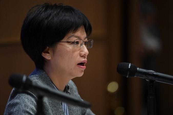 Xu Luying, porta-voz do Gabinete de Assuntos de Hong Kong e Macau do Conselho de Estado da China continental.(foto: Reg Baker/AFP) Xu Luying, porta-voz do Gabinete de Assuntos de Hong Kong e Macau do Conselho de Estado da China continental.(foto: Reg Baker/AFP)