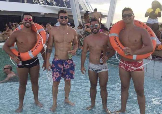 Frederico Serôa fez um cruzeiro com um grupo de amigos: preço justo(foto: Arquivo pessoal) Frederico Serôa fez um cruzeiro com um grupo de amigos: preço justo(foto: Arquivo pessoal)