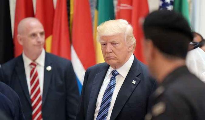 Presidente Donald Trump em visita à Arábia Saudita(foto: Mendel Ngan/AFP) Presidente Donald Trump em visita à Arábia Saudita(foto: Mendel Ngan/AFP)