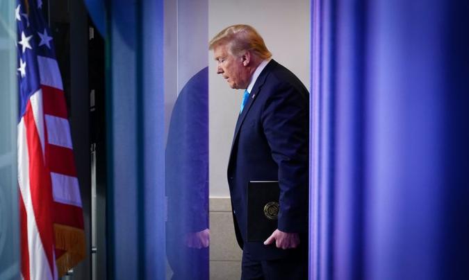 Trump deve enfrentar grande recessão nos EUA, segundo a OMC(foto: AFP / MANDEL NGAN) Trump deve enfrentar grande recessão nos EUA, segundo a OMC(foto: AFP / MANDEL NGAN)