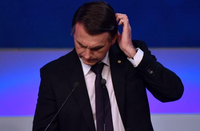 Nos cenários de simulação do segundo turno, Bolsonaro venceria apenas a candidata da Rede, Marina Silva(foto: Nelson Almeida/AFP) Nos cenários de simulação do segundo turno, Bolsonaro venceria apenas a candidata da Rede, Marina Silva(foto: Nelson Almeida/AFP)