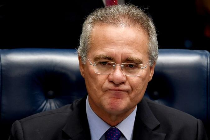 Renan Calheiros conta com o apoio da bancada do PT(foto: Evaristo Sá/AFP) Renan Calheiros conta com o apoio da bancada do PT(foto: Evaristo Sá/AFP)