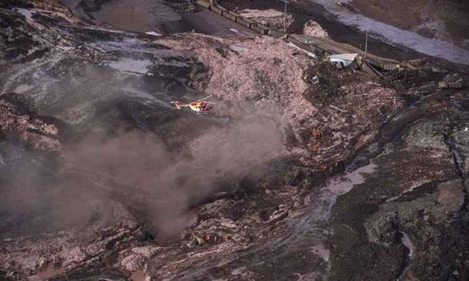 Tragédia em Brumadinho deixou pelo menos 9 mortos(foto: Douglas Magno / AFP) Tragédia em Brumadinho deixou pelo menos 9 mortos(foto: Douglas Magno / AFP)