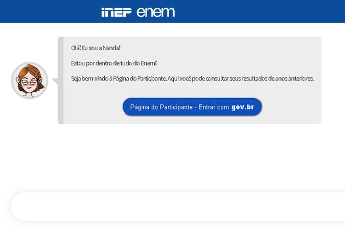 Os inscritos deverão acessar a página do participante e gerar novo boleto(foto: Inep/Enem) Os inscritos deverão acessar a página do participante e gerar novo boleto(foto: Inep/Enem)