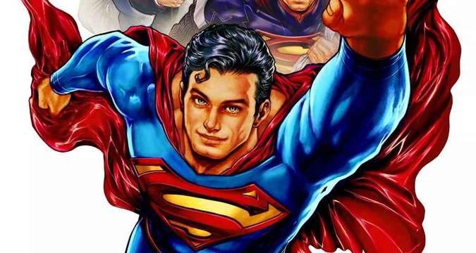 Herói nasceu nas HQs da DC Comics em 1938 pelas mãos do roteirista Jerry Siegel e do desenhista Joe Shuster(foto: CCXP18/Divulgação) Herói nasceu nas HQs da DC Comics em 1938 pelas mãos do roteirista Jerry Siegel e do desenhista Joe Shuster(foto: CCXP18/Divulgação)