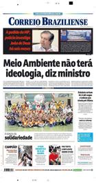 Confira a Capa do Jornal Correio Braziliense do dia 10/12/2018