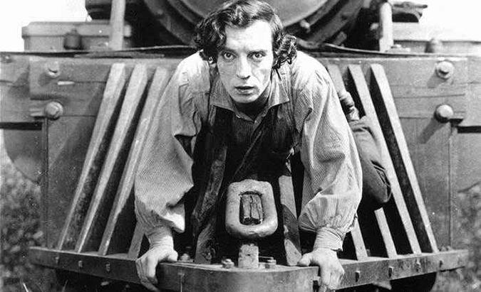 Buster Keaton, em cena clássica de A general (1926), em cartaz no CCBB(foto: Buster Keaton Productions / Divulgação) Buster Keaton, em cena clássica de A general (1926), em cartaz no CCBB(foto: Buster Keaton Productions / Divulgação)