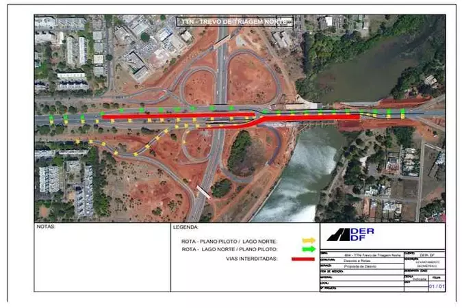 (foto: DER-DF/Divulgação) (foto: DER-DF/Divulgação)