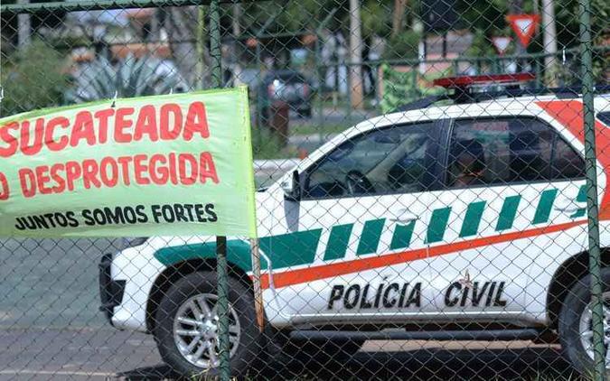 Essa é a quarta paralisação da categoria em duas semanas. (foto: Jhonatan Vieira/Esp. CB/D.A Press) Essa é a quarta paralisação da categoria em duas semanas. (foto: Jhonatan Vieira/Esp. CB/D.A Press)