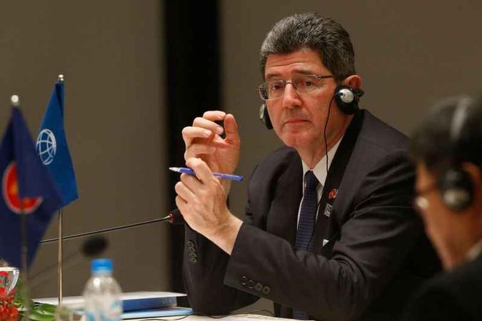 Joaquim Levy, ex-ministro de Dilma Rousseff, foi confirmado no BNDES(foto: Kham/AFP - 31/3/18) Joaquim Levy, ex-ministro de Dilma Rousseff, foi confirmado no BNDES(foto: Kham/AFP - 31/3/18)