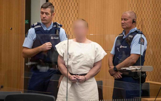 O australiano Brenton Tarrant realizou ataques a tiros na Nova Zelândia(foto: AFP/Mark Mitchel) O australiano Brenton Tarrant realizou ataques a tiros na Nova Zelândia(foto: AFP/Mark Mitchel)