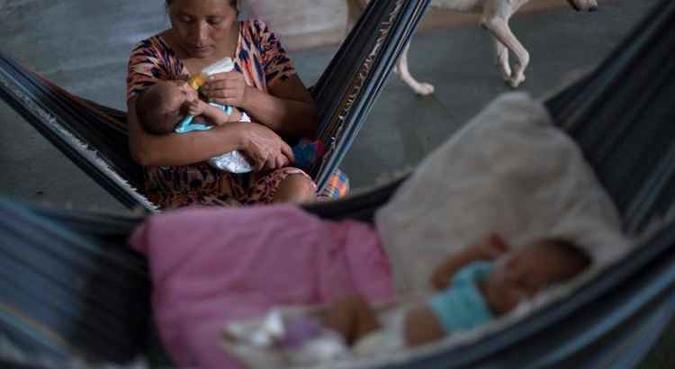 Outra demanda estrangeira crescente no sistema de saúde do Estado é a de gestantes(foto: Mauro Pimentel/AFP) Outra demanda estrangeira crescente no sistema de saúde do Estado é a de gestantes(foto: Mauro Pimentel/AFP)