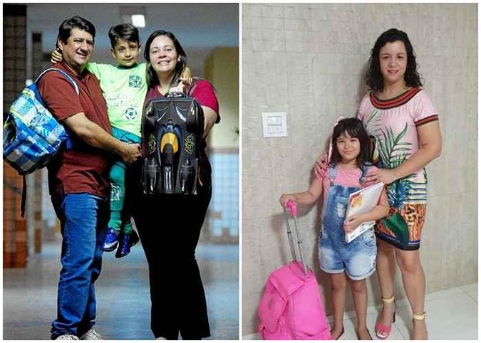 Na primeira foto, Rogério e Natáilia, pais de Gabriel: Na primeira foto, Rogério e Natáilia, pais de Gabriel: