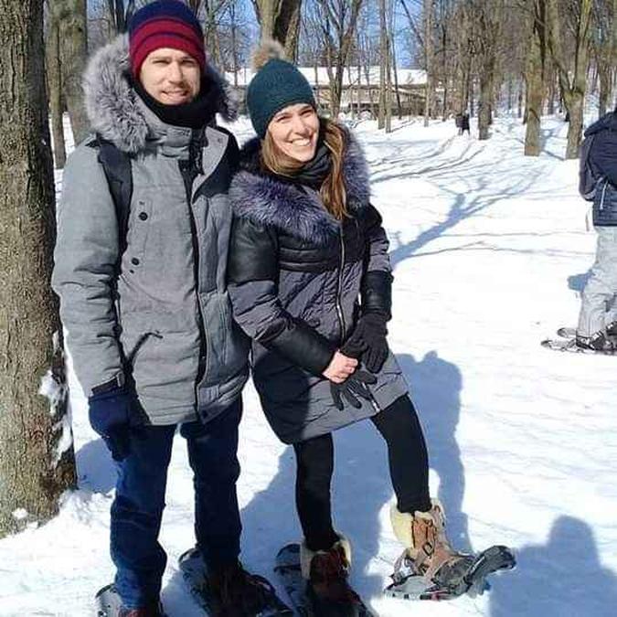 Alessandra veio para Montreal com o marido, Vinicius(foto: Arquivo Pessoal) Alessandra veio para Montreal com o marido, Vinicius(foto: Arquivo Pessoal)