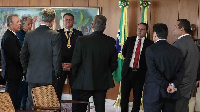Bolsonaro e Jorge JesusMarcos Corrêa/PR Bolsonaro e Jorge JesusMarcos Corrêa/PR