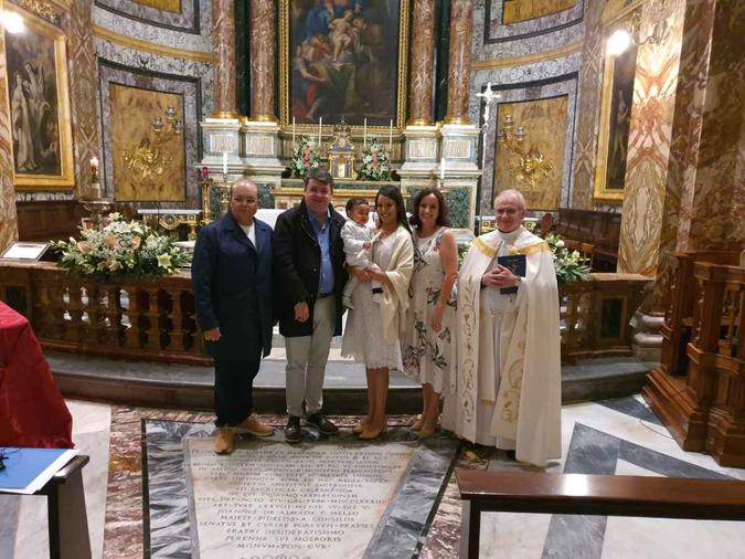 A celebração ocorreu na Igreja Santo Antônio dos Portugueses(foto: Arquivo pessoal) A celebração ocorreu na Igreja Santo Antônio dos Portugueses(foto: Arquivo pessoal)
