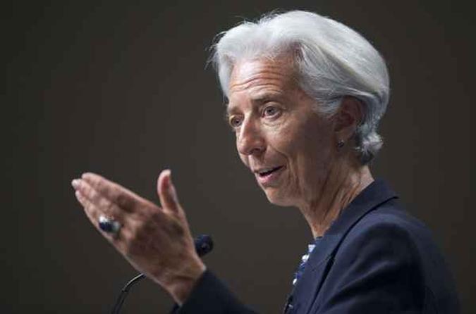 Lagarde sucedeu em 2011 no comando do FMI o também francês Dominique Strauss-Kahn, afetado por um escândalo sexual em Nova York(foto: Jim Watson/AFP) Lagarde sucedeu em 2011 no comando do FMI o também francês Dominique Strauss-Kahn, afetado por um escândalo sexual em Nova York(foto: Jim Watson/AFP)