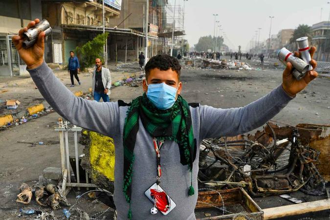 As demandas da população não pararam de aumentar nas últimas semanas(foto: Haidar Hamdani / AFP) As demandas da população não pararam de aumentar nas últimas semanas(foto: Haidar Hamdani / AFP)