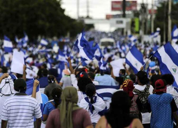 Pelos dados das Nações Unidas, mais de 300 mortos e 2 mil feridos em decorrência dos protestos.(foto: INTI OCON / AFP) Pelos dados das Nações Unidas, mais de 300 mortos e 2 mil feridos em decorrência dos protestos.(foto: INTI OCON / AFP)