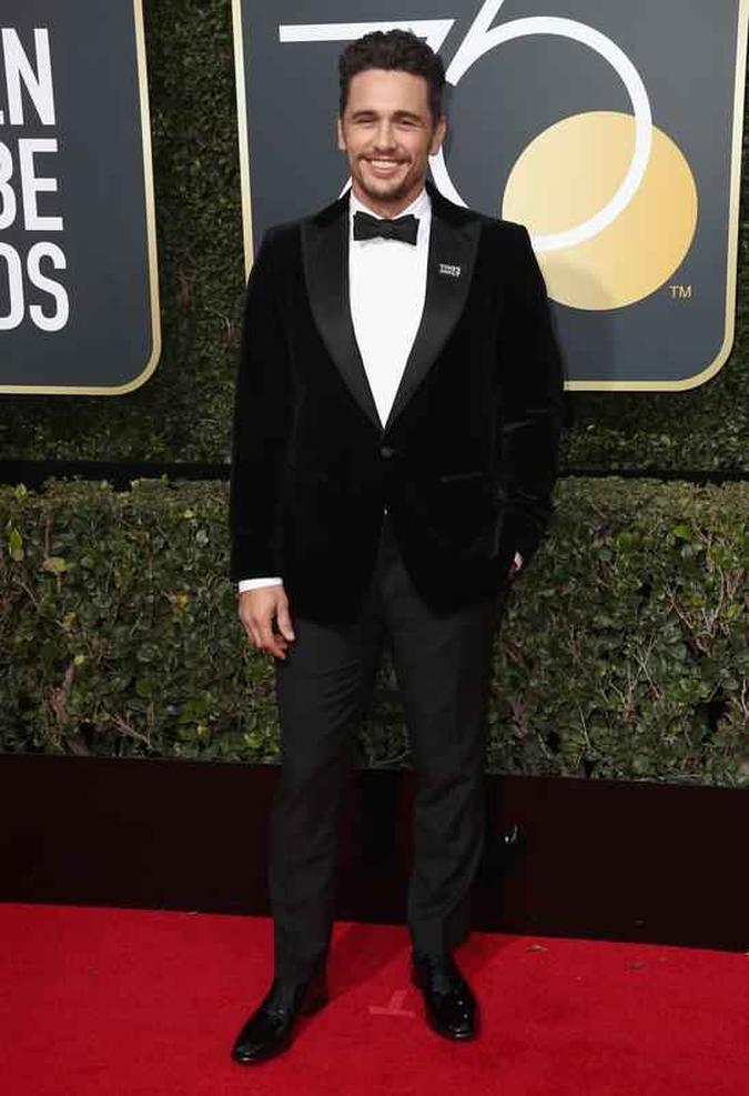 James Franco, no domingo (7/1), na premiação do Globo de Ouro, no qual recebeu o prêmio de melhor ator de comédia com o filme Artista do Desastre. Frederick M. Brown James Franco, no domingo (7/1), na premiação do Globo de Ouro, no qual recebeu o prêmio de melhor ator de comédia com o filme Artista do Desastre. Frederick M. Brown