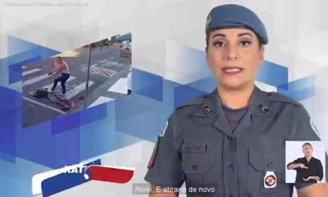 A policial Kátia adotou como 'plataforma' de campanha o combate à criminalidade (foto: Reprodução/Facebook ) A policial Kátia adotou como 'plataforma' de campanha o combate à criminalidade (foto: Reprodução/Facebook )