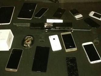 O grupo levou dinheiro, celulares, cartões de ponto e fugiram em direção à QR 327(foto: PMDF/Divulgação) O grupo levou dinheiro, celulares, cartões de ponto e fugiram em direção à QR 327(foto: PMDF/Divulgação)