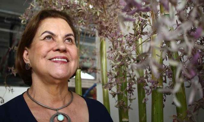 Zilá da Costa, diretora do Clube Ikebana de Brasília: Zilá da Costa, diretora do Clube Ikebana de Brasília: