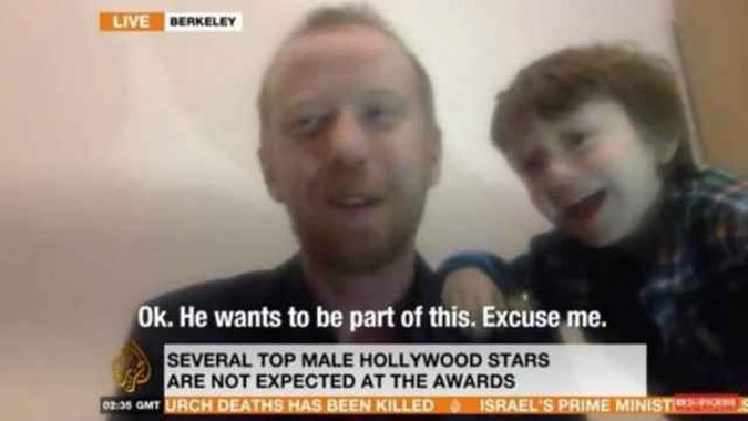A interrupção lembra um caso semelhante que ocorreu durante uma entrevista de um professor à BBC no ano passado(foto: Reprodução Youtube) A interrupção lembra um caso semelhante que ocorreu durante uma entrevista de um professor à BBC no ano passado(foto: Reprodução Youtube)