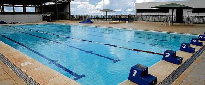 Parque aqu�tico da Vila Ol�mpica: a nata��o � um dos destaques da programa��o da Vila (foto: Marcelo Ferreira/CB/D.A Press)