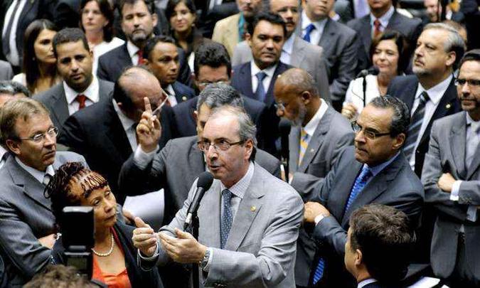 O PMDB é hoje liderado por Eduardo Cunha (RJ), candidato à Presidência da Câmara(foto: Diógenis Santos/Agência Câmara) O PMDB é hoje liderado por Eduardo Cunha (RJ), candidato à Presidência da Câmara(foto: Diógenis Santos/Agência Câmara)