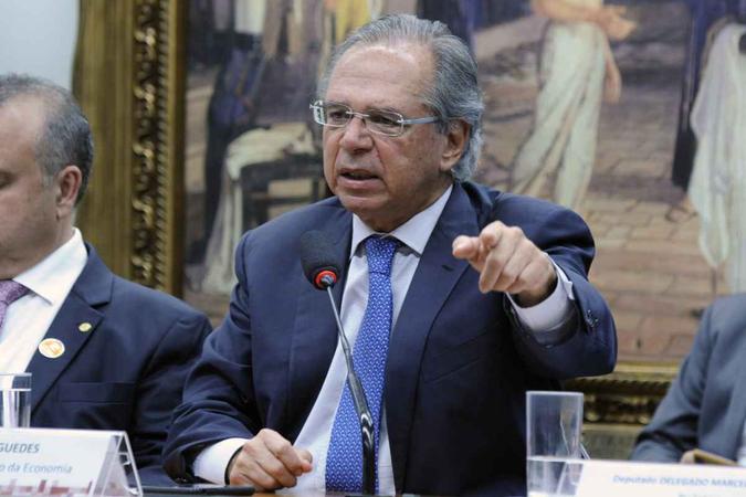 Audiência pública sobre a reforma da Previdência. Ministro da Economia do Brasil, Paulo Guedes(foto: Cleia Viana/Câmara dos Deputados ) Audiência pública sobre a reforma da Previdência. Ministro da Economia do Brasil, Paulo Guedes(foto: Cleia Viana/Câmara dos Deputados )