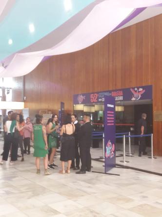 A Mostra Vozes movimentou o Cine Brasília na tarde deste sábado (23/11)(foto: Melissa Duarte) A Mostra Vozes movimentou o Cine Brasília na tarde deste sábado (23/11)(foto: Melissa Duarte)