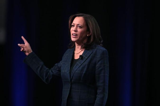 Harris era a única mulher negra na disputa pela Casa Branca(foto: SCOTT OLSON/AFP) Harris era a única mulher negra na disputa pela Casa Branca(foto: SCOTT OLSON/AFP)