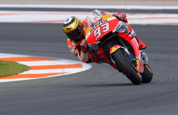 O piloto espanhol Marc Márquez sofreu acidente na última segunda-feira(foto: Pierre-Philippe Marcou/AFP - 15/11/19 ) O piloto espanhol Marc Márquez sofreu acidente na última segunda-feira(foto: Pierre-Philippe Marcou/AFP - 15/11/19 )